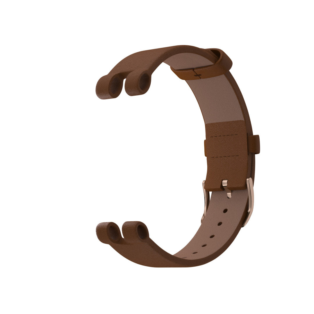 Bracelet cuir Garmin Lily (marron)