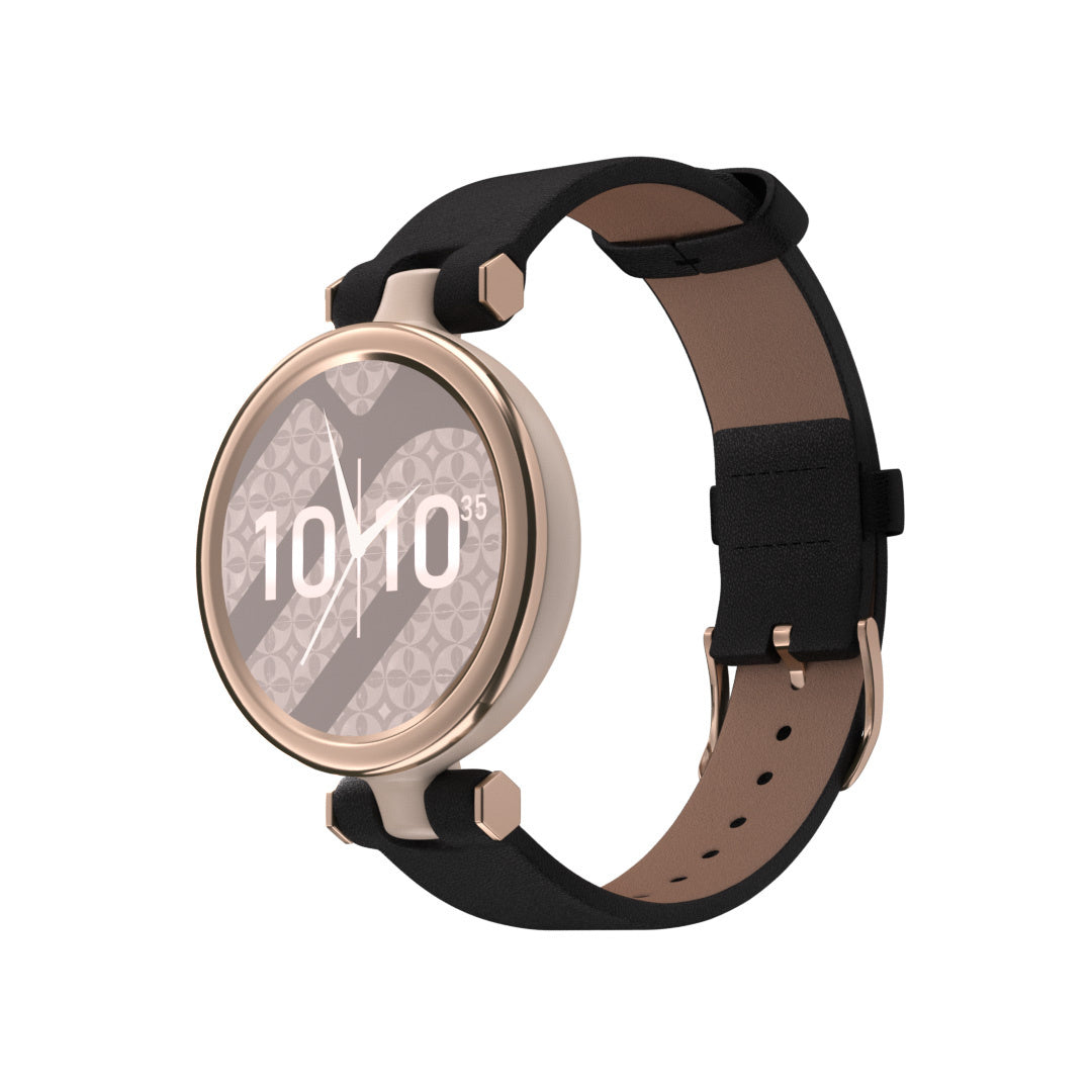 Bracelet cuir Garmin Lily (noir)