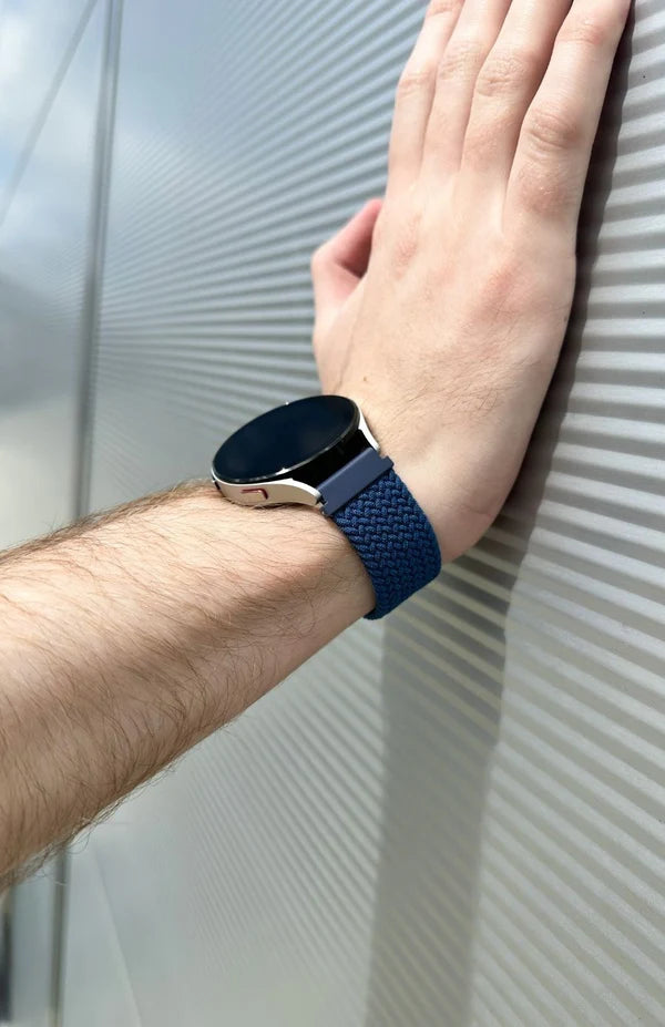 Bracelet tressé réglable Amazfit Bip U (Pro) (bleu)