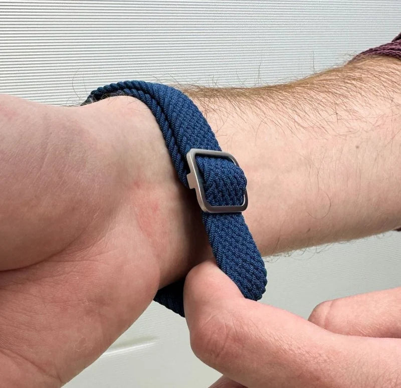 Bracelet tressé réglable Amazfit Bip U (Pro) (bleu)
