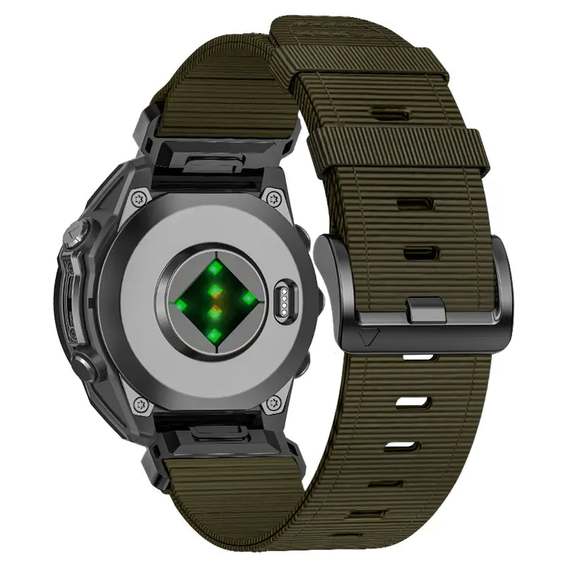 Bracelet nylon premium avec boucle Garmin Epix Gen 2 - 47mm (vert)
