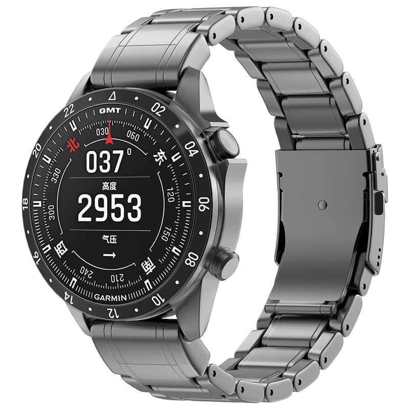 Bracelet titane Premium Garmin Approach S62 (graphite)