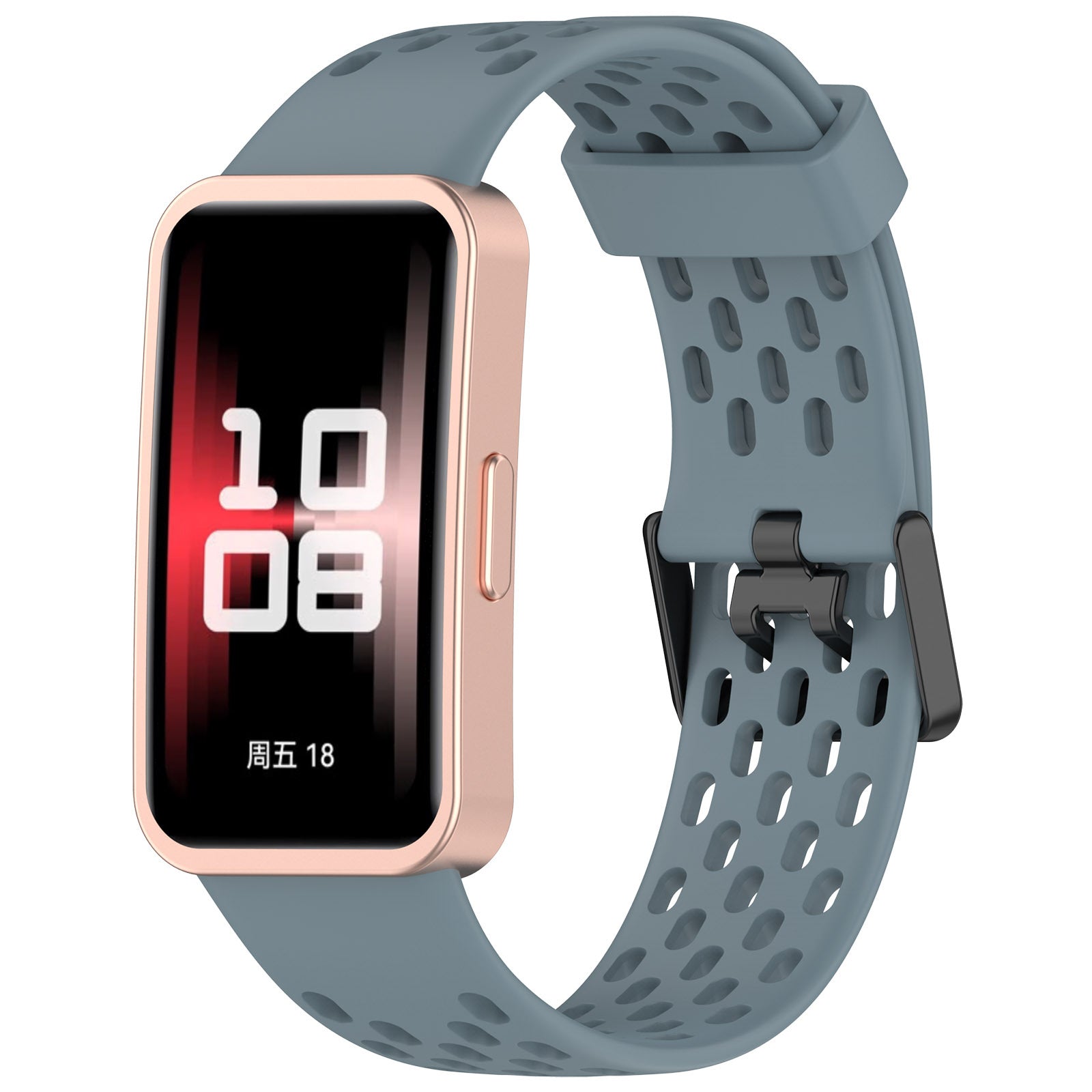Bracelet silicone air Huawei Band 10 (grisbleu)