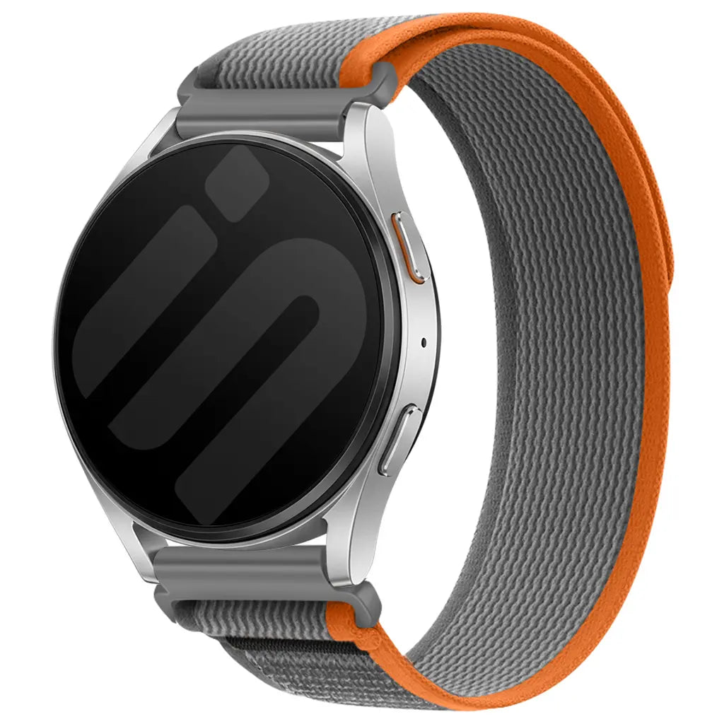 Huawei Watch GT 2 - 42mm Trail Nylon Strap (Grey/Orange)