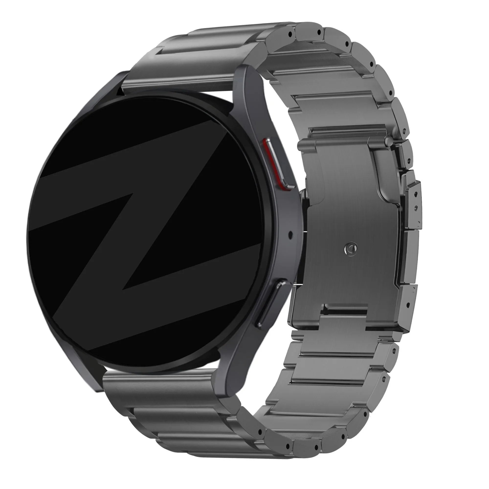 Bandz Bracelet titane avec maillons Oppo Watch X2 (graphite)
