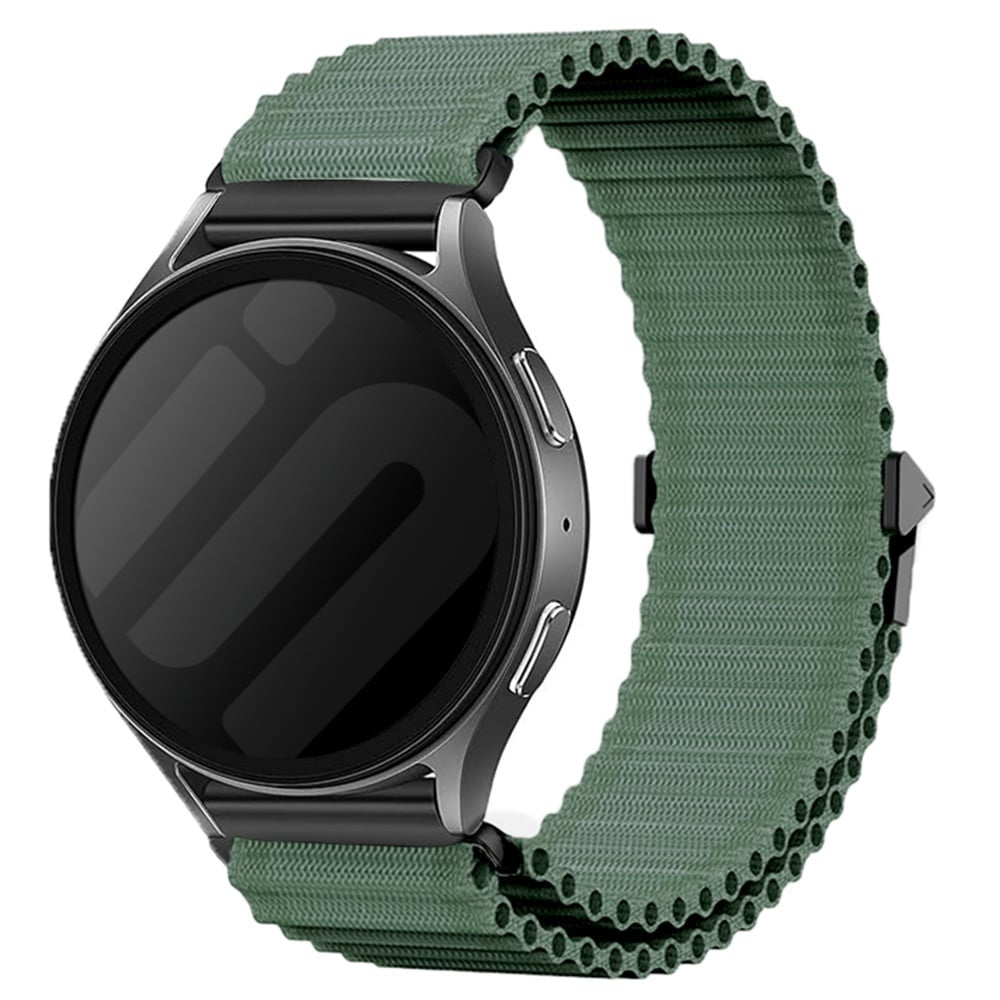Bracelet nylon Outdoor Samsung Galaxy Watch 46mm (vert foncé)