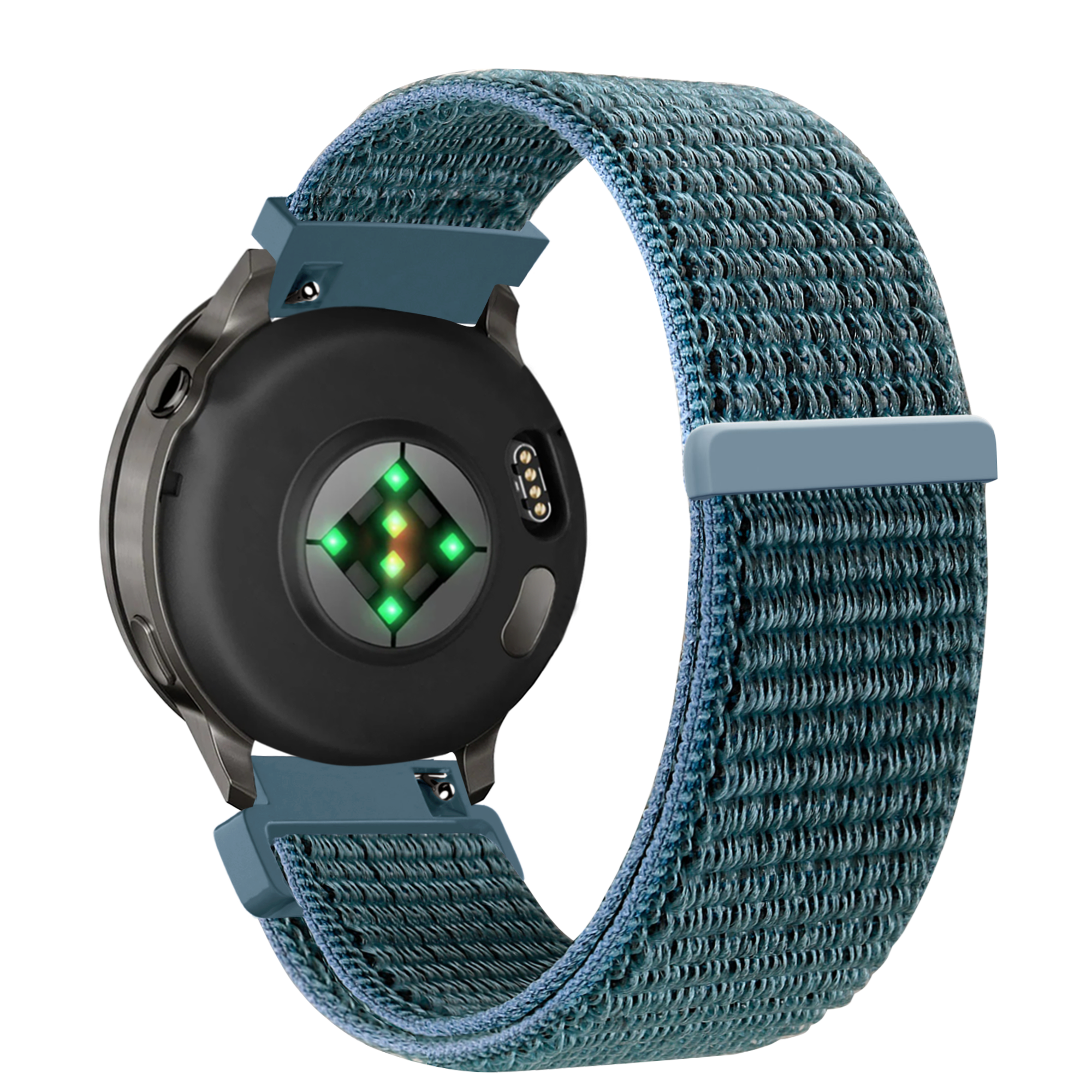 Bandz Bracelet nylon Loop Garmin Venu 3s (vert-gris)
