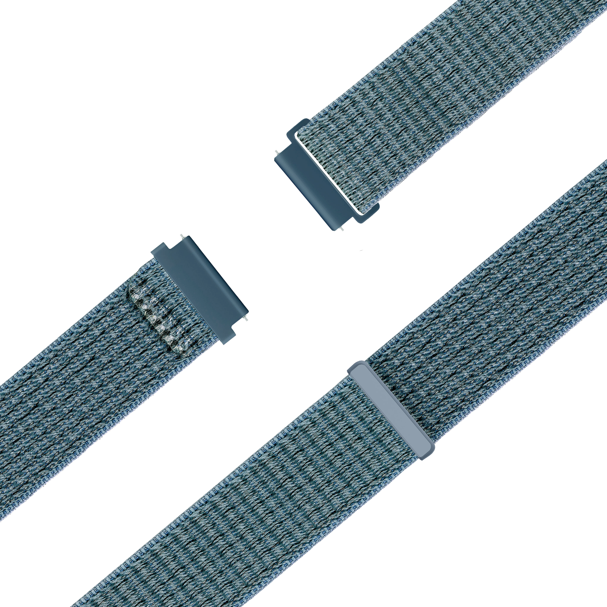 Bandz Garmin Forerunner 265s Nylon Loop Strap (Green-Grey)