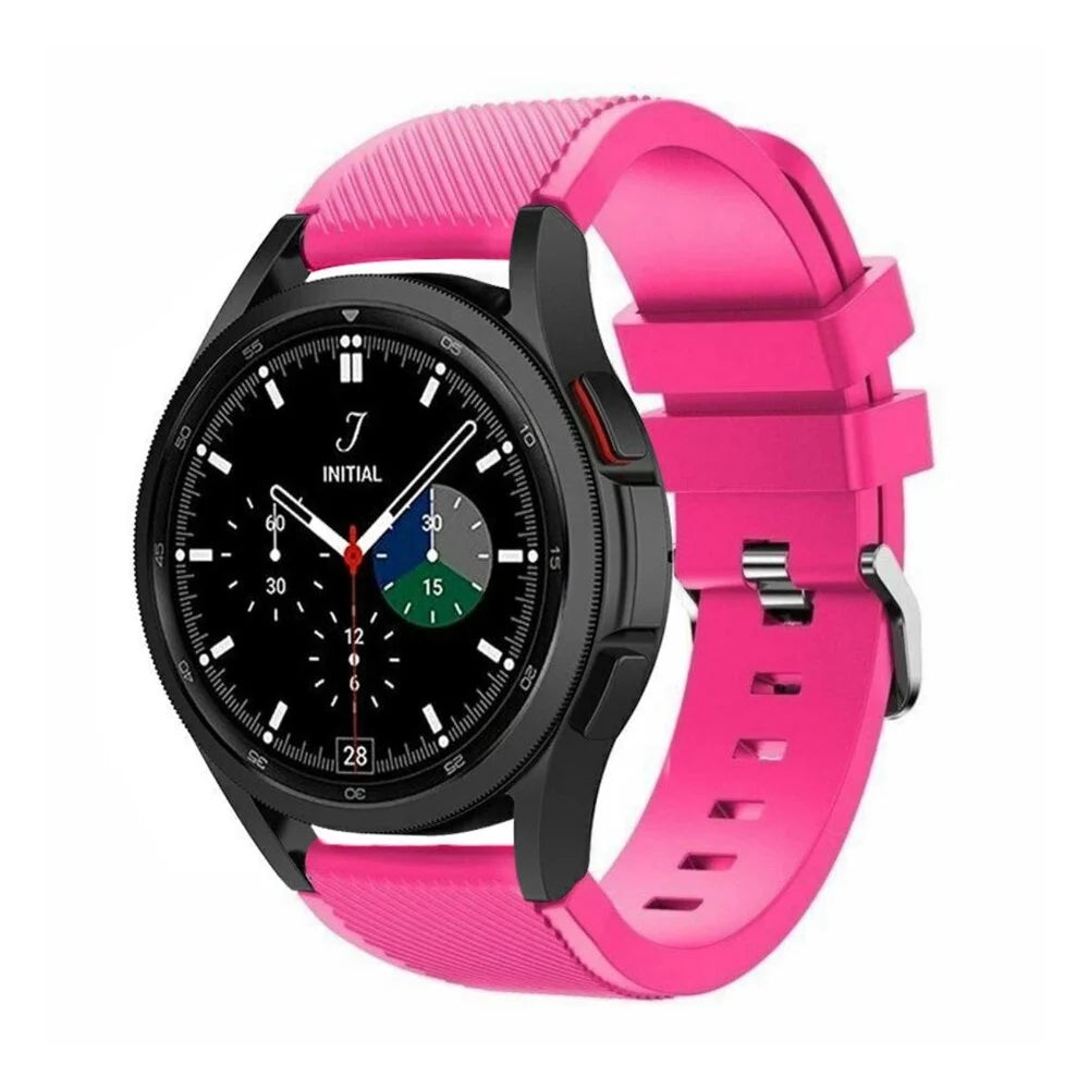 Bracelet silicone Samsung Galaxy Watch 4 Classic 42mm (rose vif)