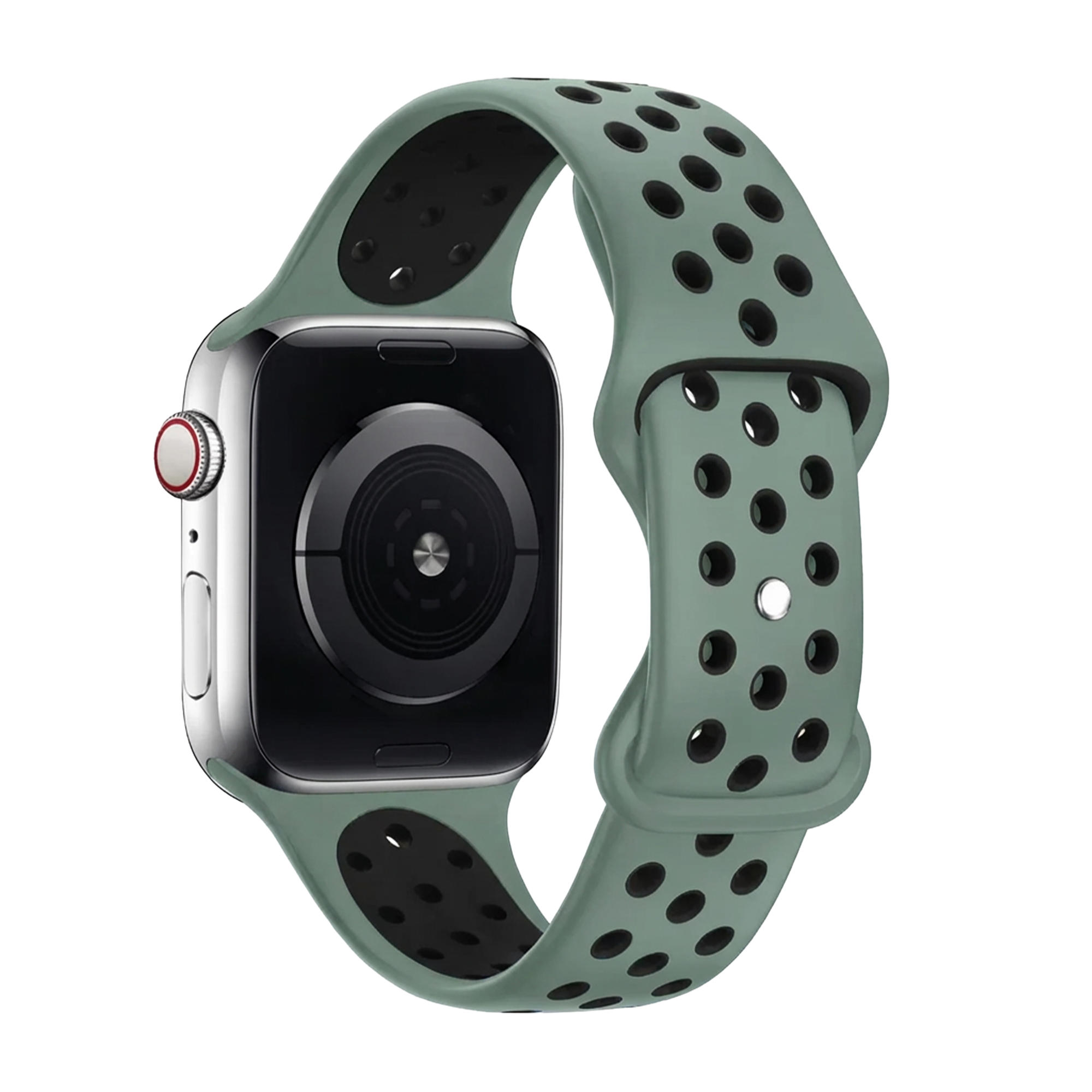 Bracelet sport Apple Watch (cyan/noir)
