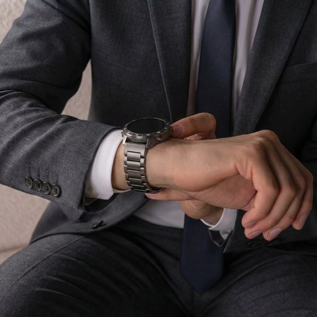 Bracelet titane Premium Garmin Fenix 8 - 47mm (graphite)