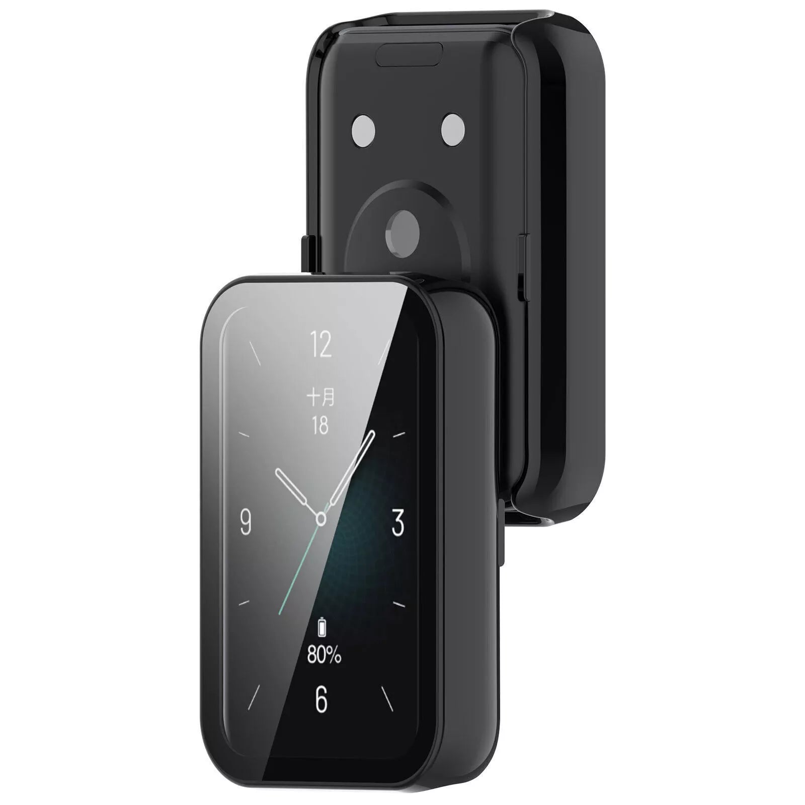 Coque rigide Honor Band 9 avec verre (noir)