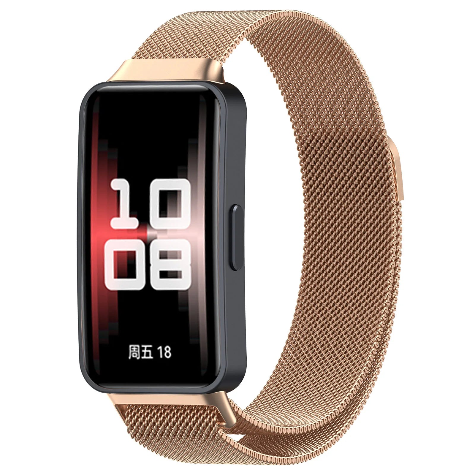 Bracelet Milanais Huawei Band 10 (or rose)