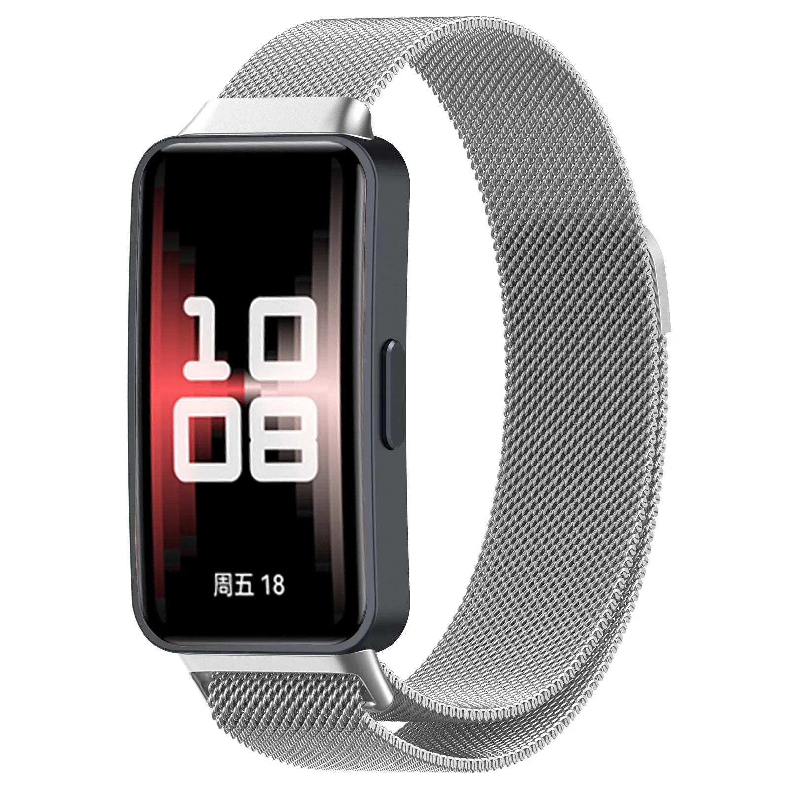 Bracelet Milanais Huawei Band 10 (argent)