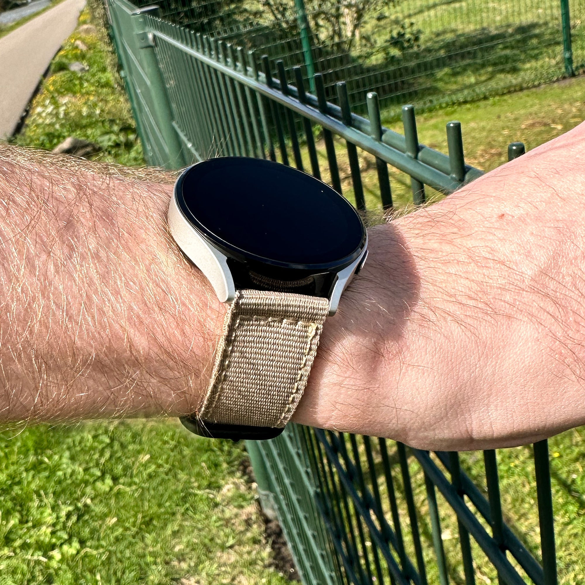 Bracelet nylon avec boucle Suunto 9 Peak Pro (kaki)