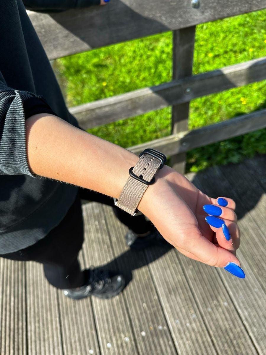 Bracelet nylon avec boucle Coros Pace 3 (kaki)