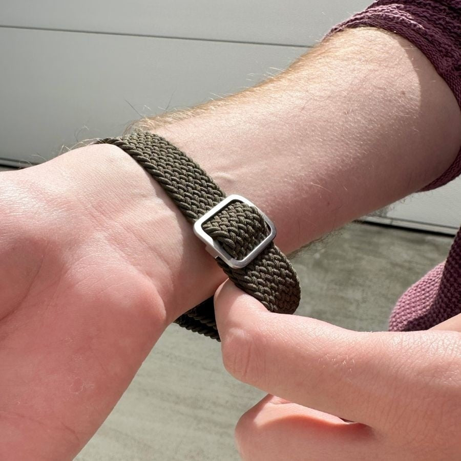 Suunto Race (S) Adjustable Braided Strap (Green)