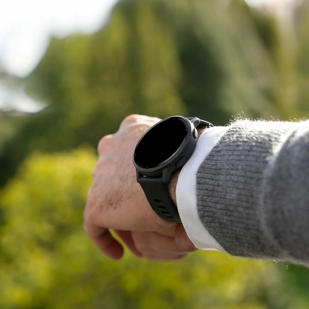 Bracelet silicone classique Coros Pace Pro (noir)