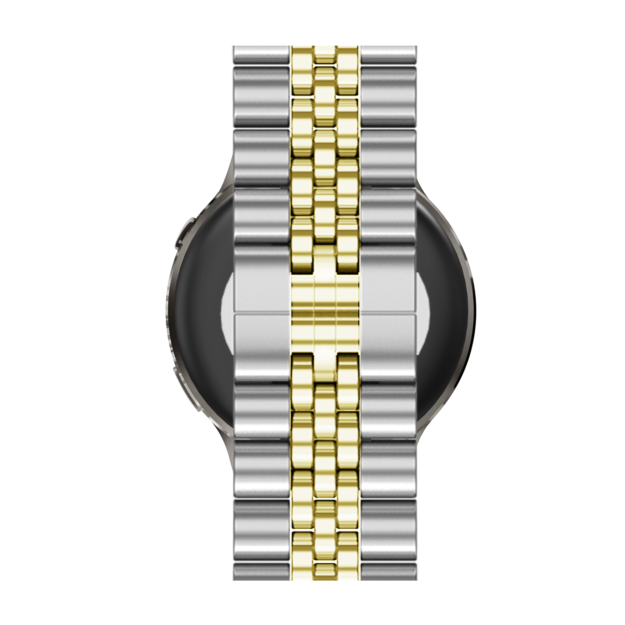 Bandz Garmin Forerunner 255s Steel Strap 'Jubilee' (Silver/Gold)