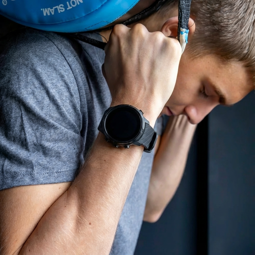 Bracelet silicone Suunto 9 (Baro) (noir)