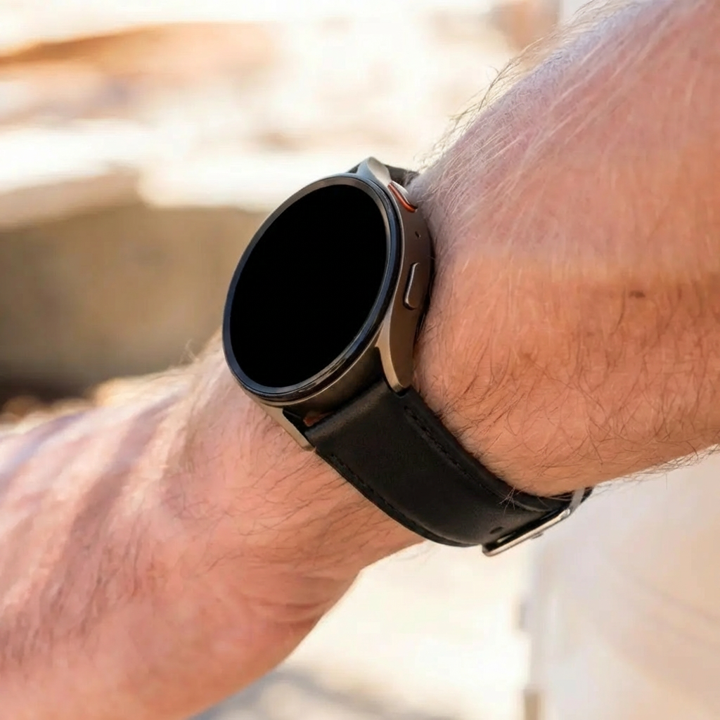 Bandz Bracelet cuir 'Easy Fit' Noise Noisefit Origin (noir)