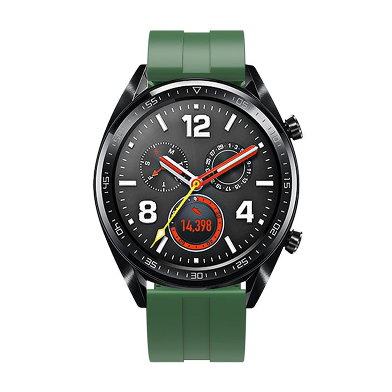 Bracelet silicone extrème Huawei Watch Ultimate (vert armée)