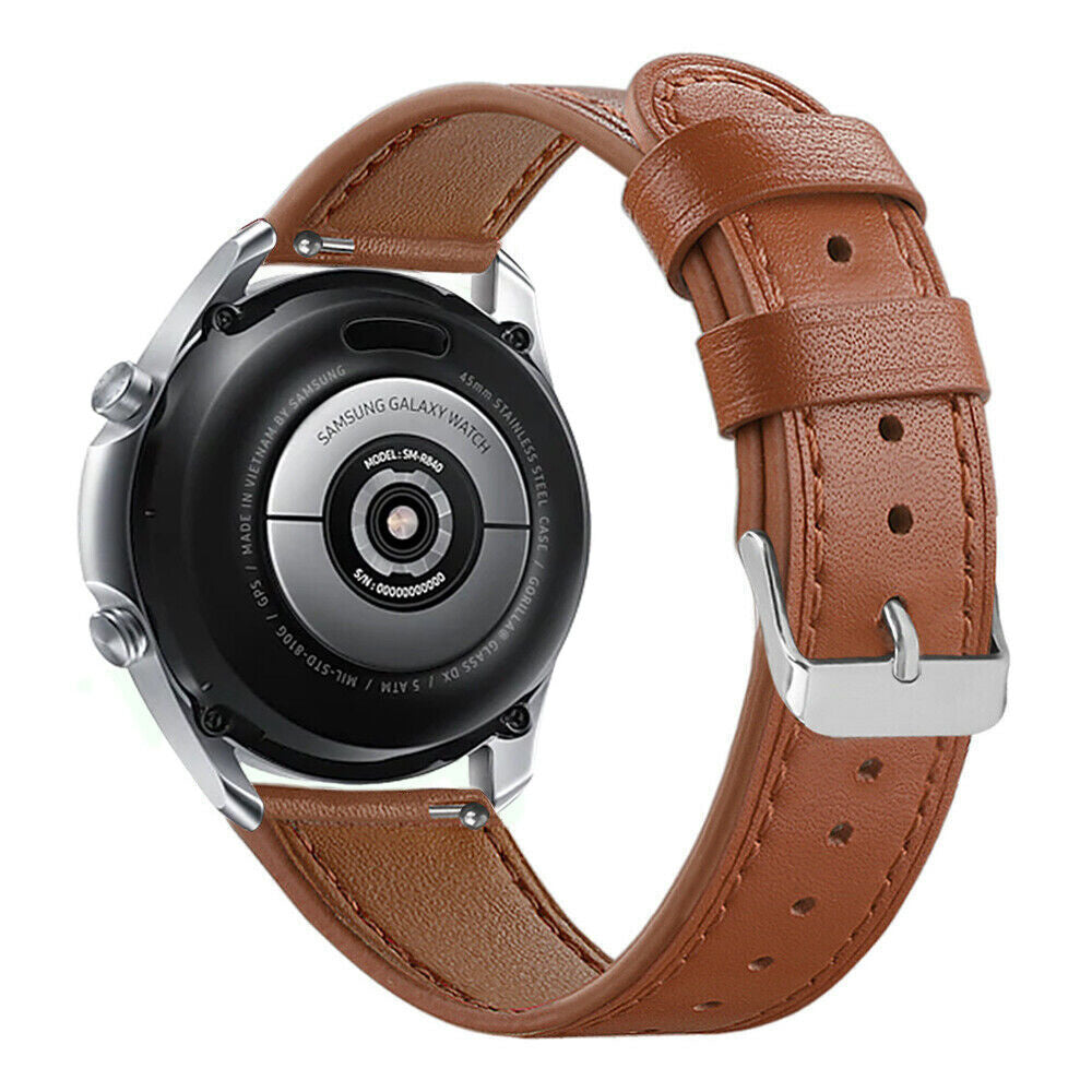 Bracelet cuir moderna Huawei Watch GT Runner (marron)