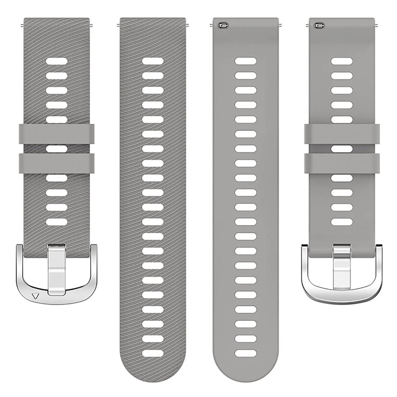Bracelet silicone Garmin Vivoactive 6 (gris clair)