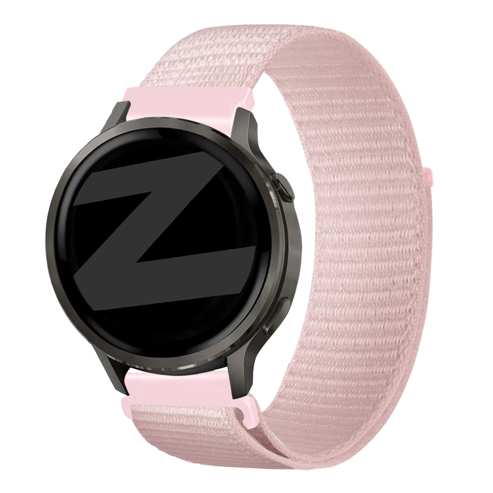Bandz Garmin Bounce 2 Nylon Loop Strap (Light Pink)
