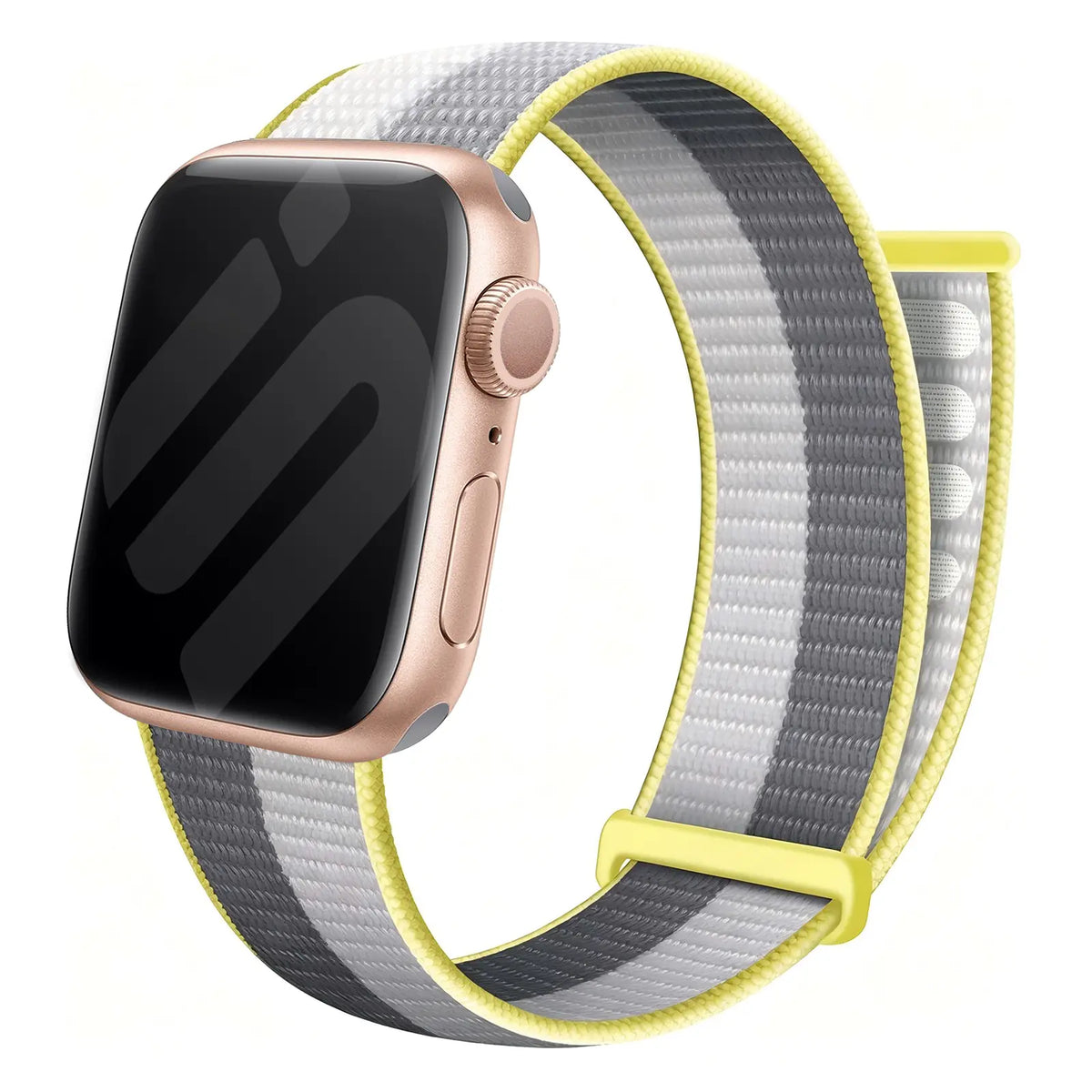 Bracelet nylon loop Apple Watch (mélange de lilas)