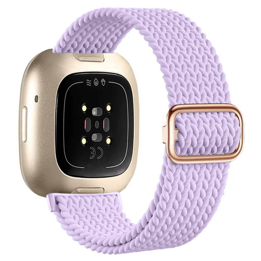 Nylon Adjustable Woven Strap, light purple