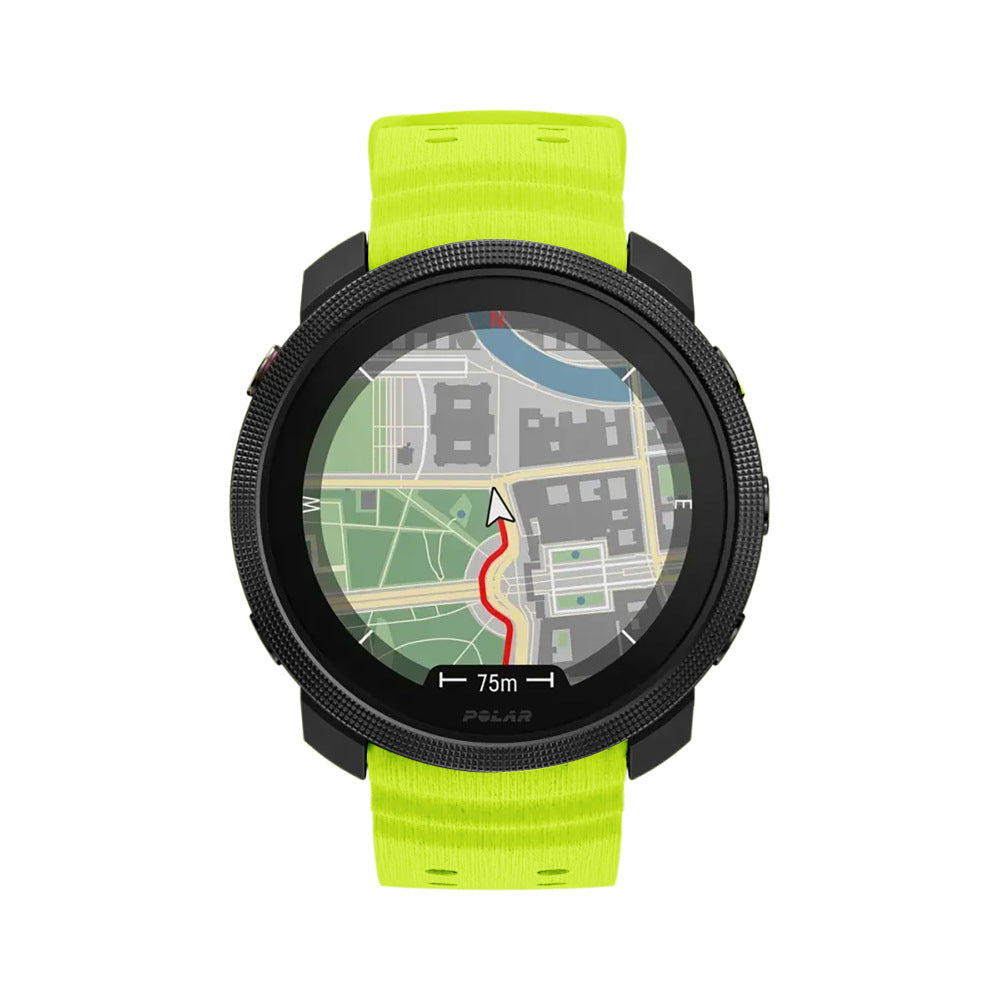 Polar Vantage M3 Silicone Grain Strap (Lime)