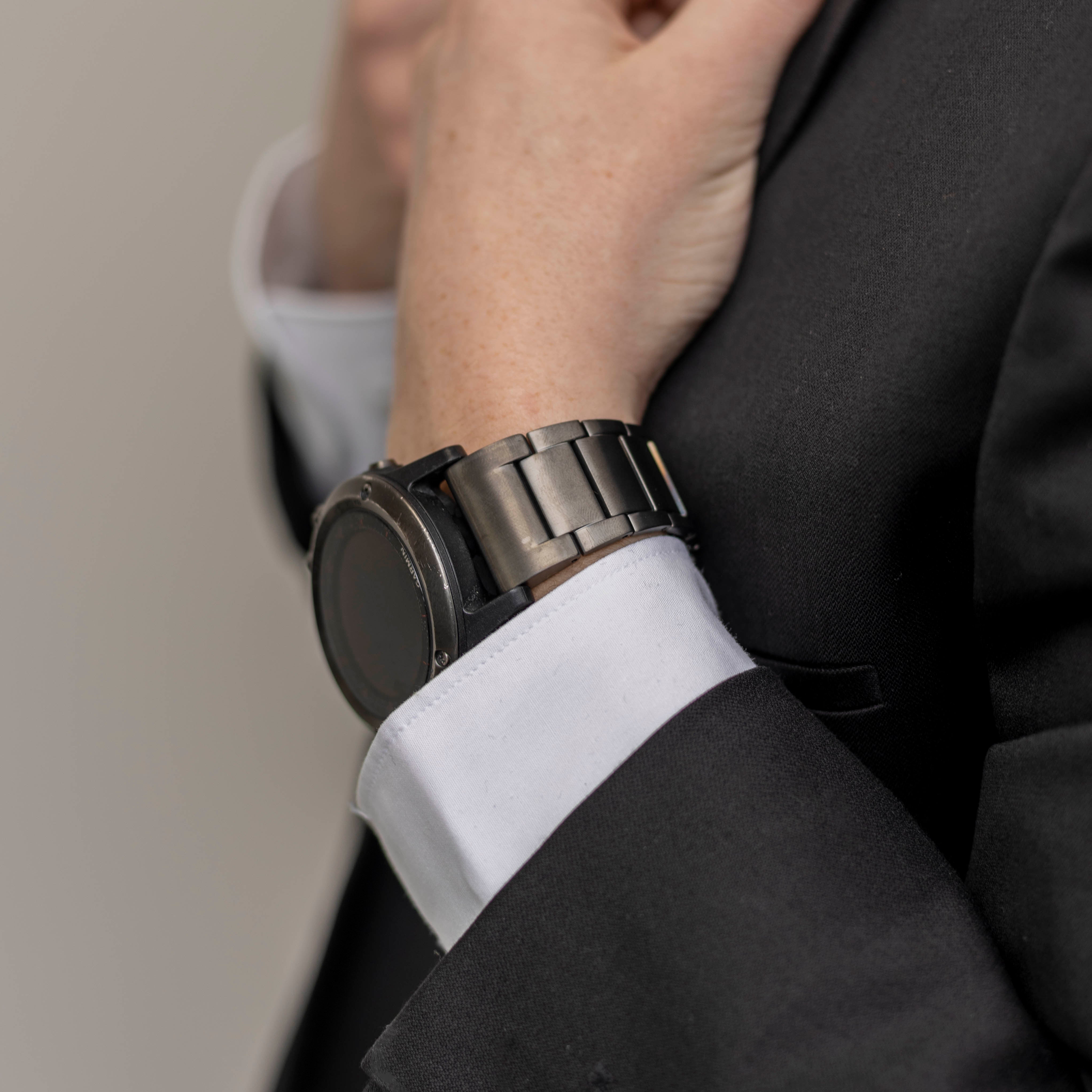 Garmin Instinct 3 - 50mm Magnetic Titanium Strap (Graphite)