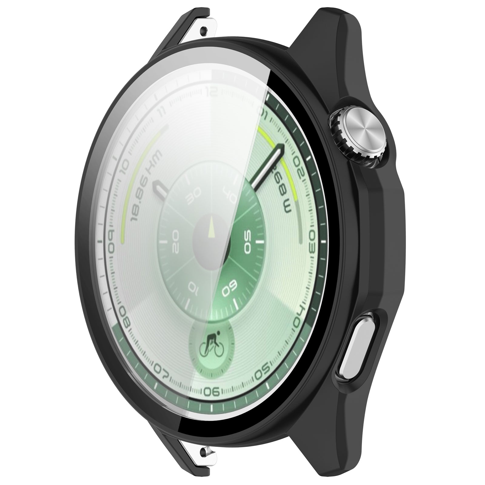 Coque avec verre PC Huawei Watch GT 6 - 46mm (noir)