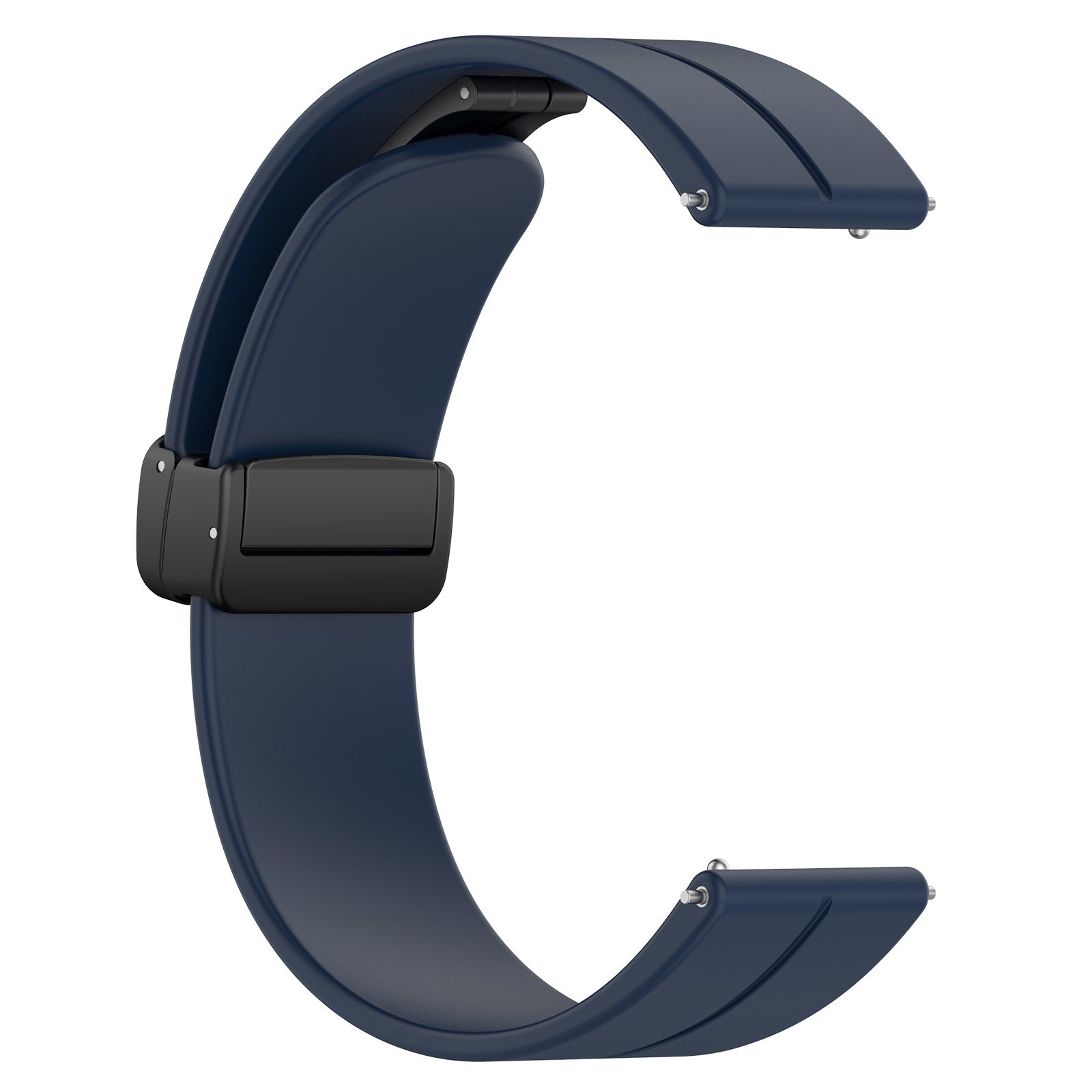 Bracelet silicone avec boucle Withings Steel HR Sport (bleu foncé)