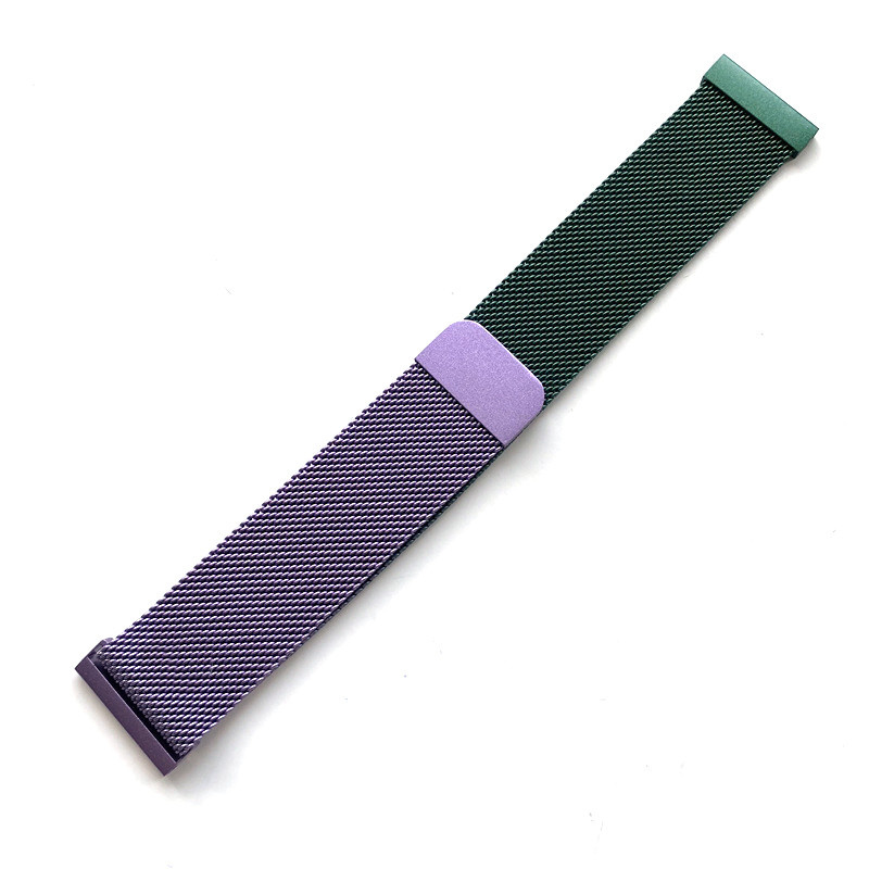 Bracelet milanais Coros Pace 4 (violet/vert)