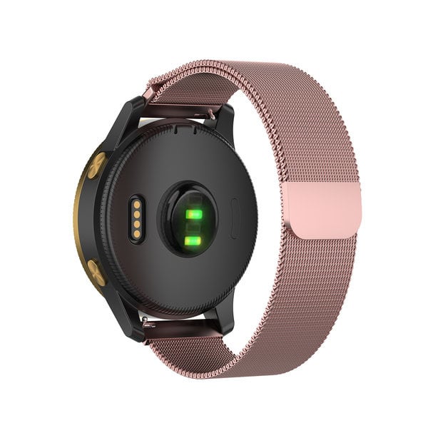 Bracelet milanais Garmin Forerunner 255s (rose)