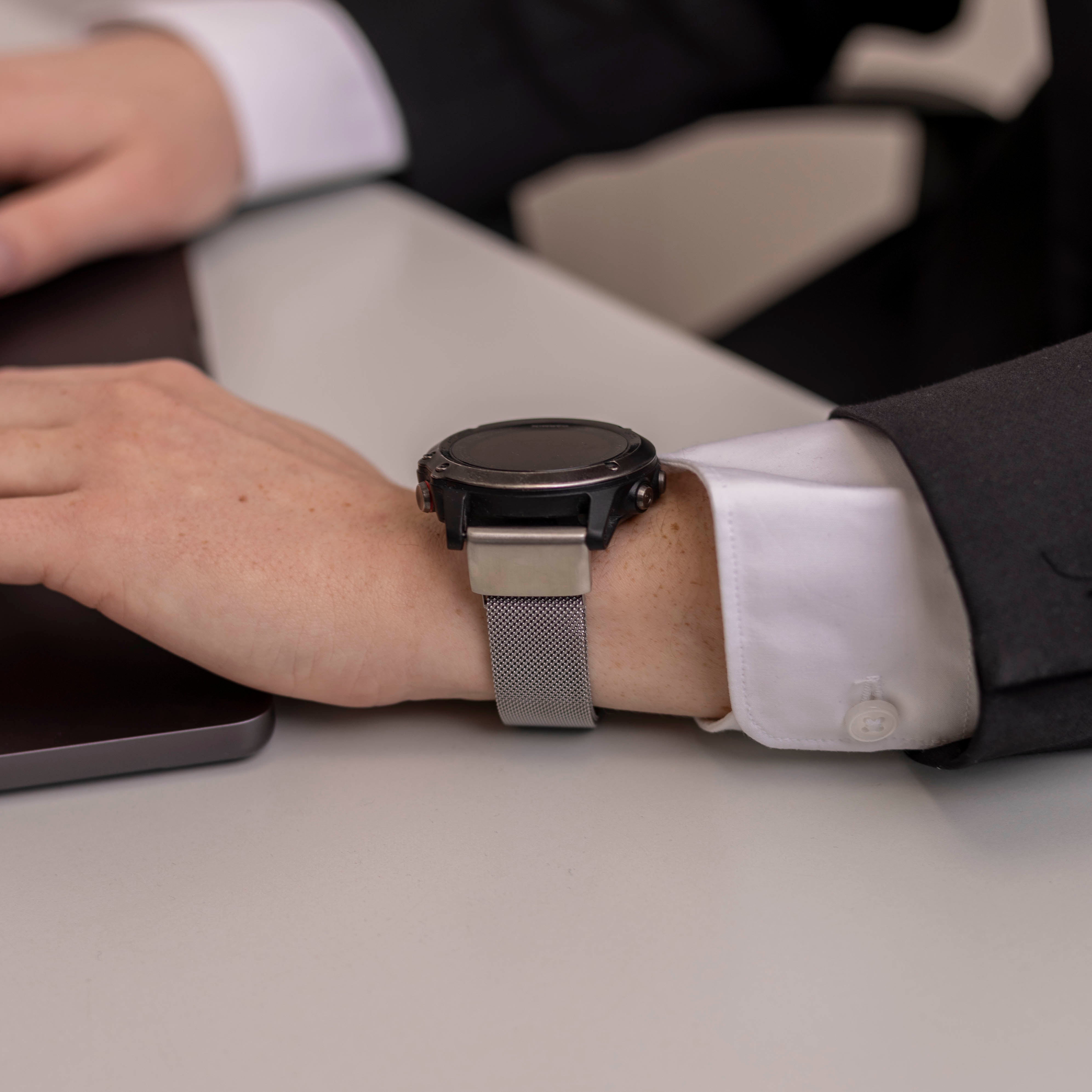 Bracelet Milanaise Garmin Fenix 3 (argent)