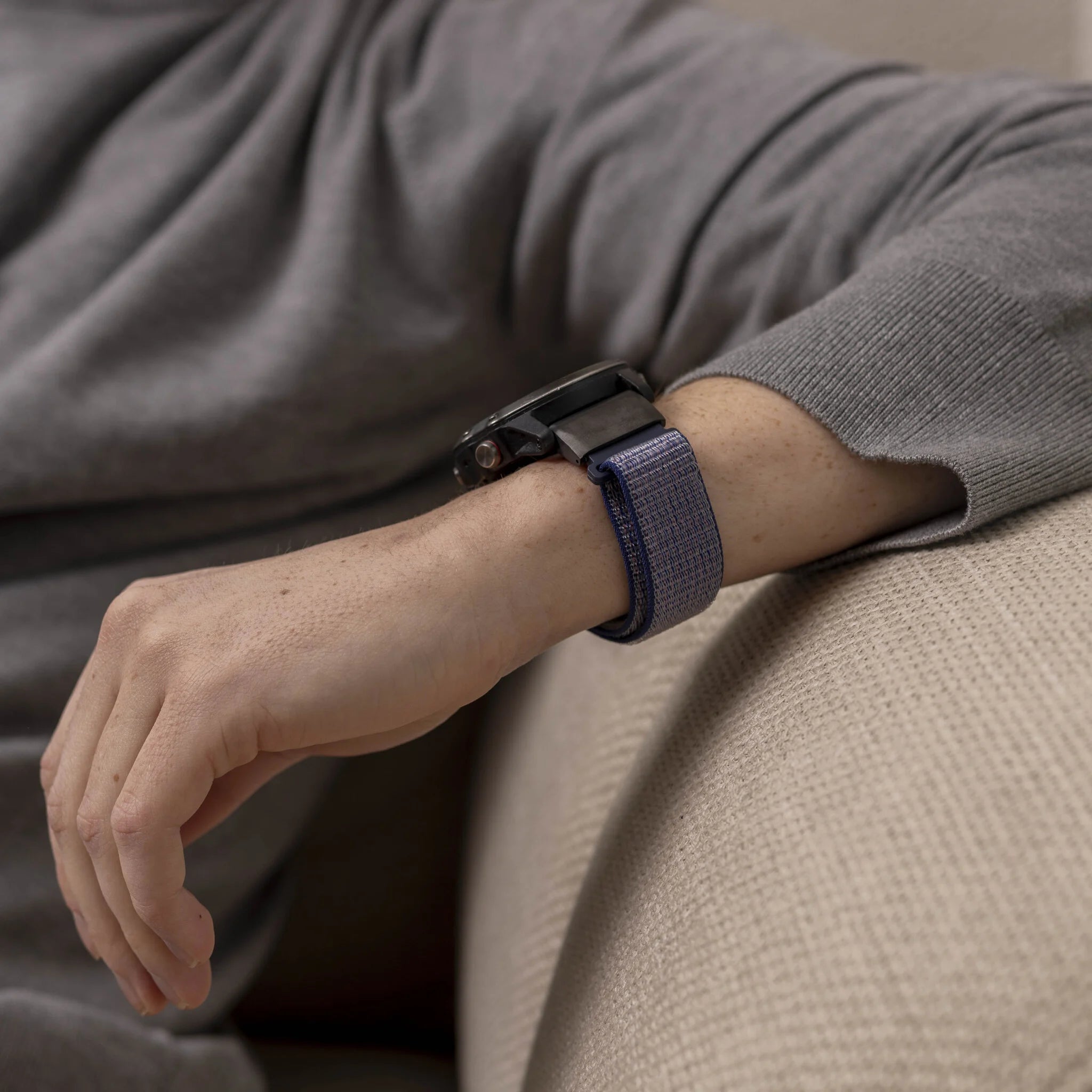 Garmin Quatix 5 / 6 / 7 Nylon Strap (Blue)