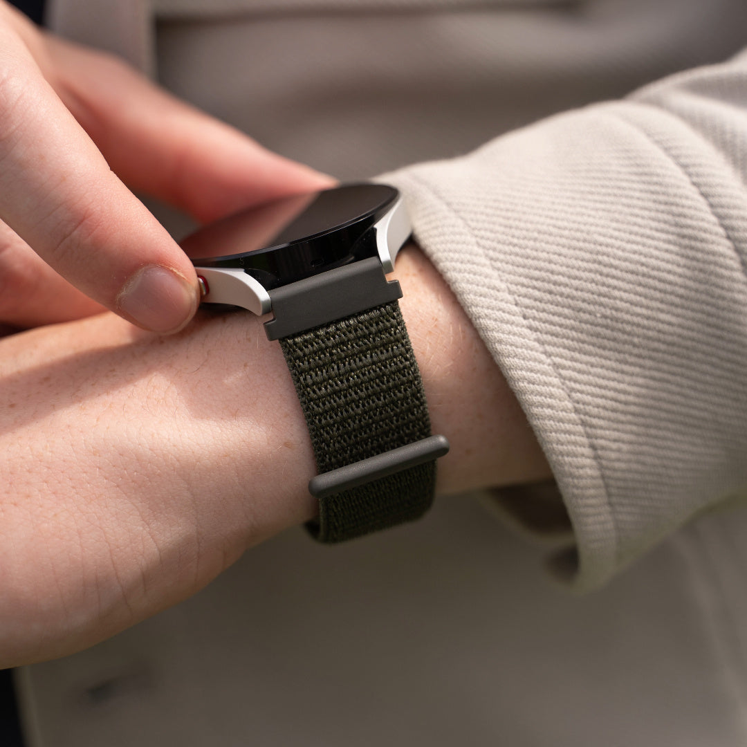 Bracelet nylon Amazfit Bip 3 (Pro) (vert foncé)