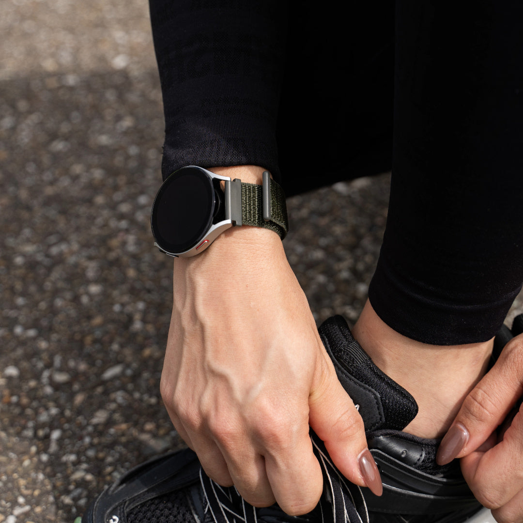 Bracelet nylon Amazfit Bip 3 (Pro) (vert foncé)