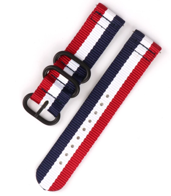 Bracelet nylon avec boucle Coros Apex 2 Pro (tricolore)