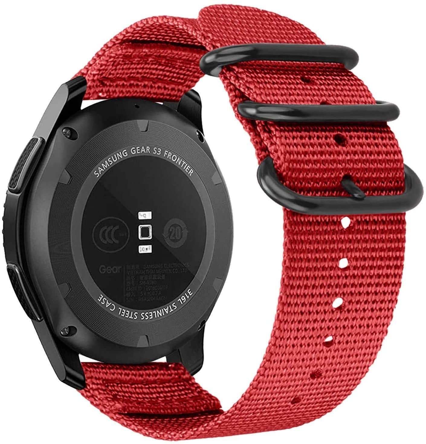 Suunto Vertical Nylon Buckle Strap (Red)