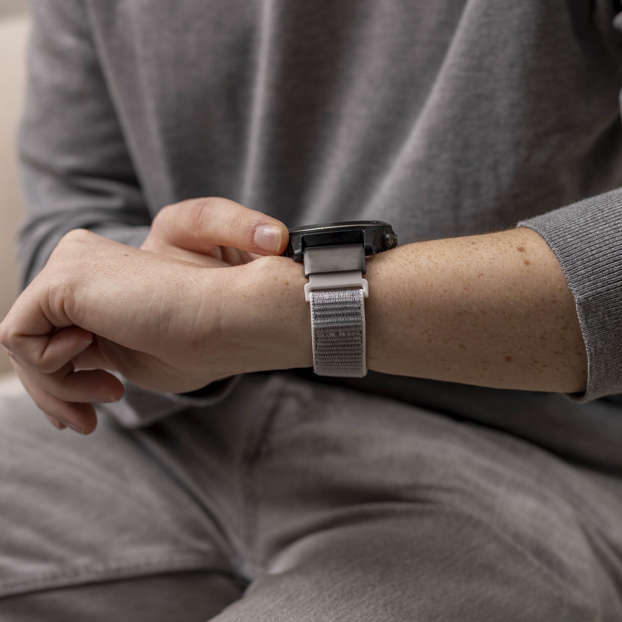 Bracelet nylon Garmin Tactix 8 - 51mm (coquillage)