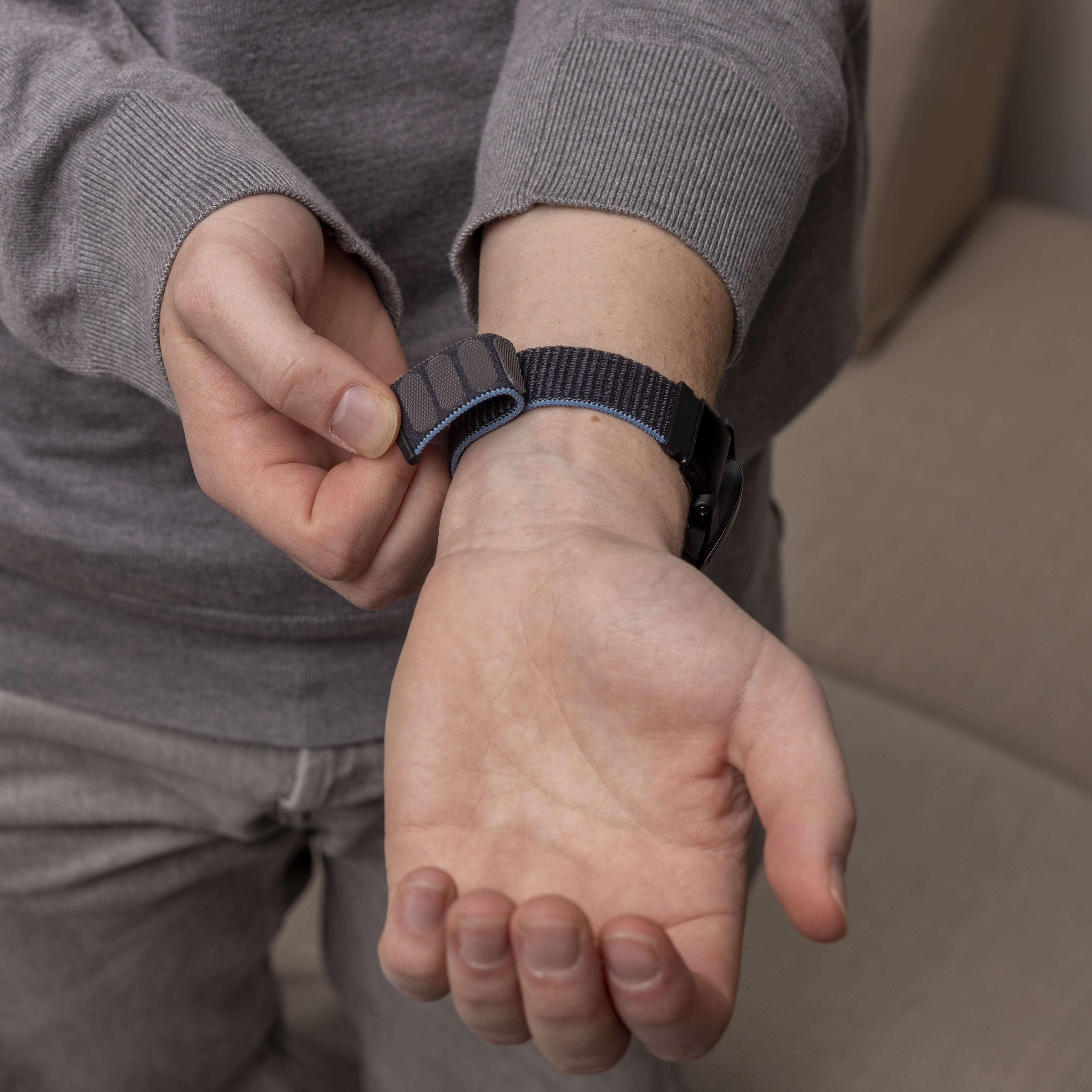 Bracelet nylon Garmin Enduro 1 / 2 / 3 (charbon de bois)