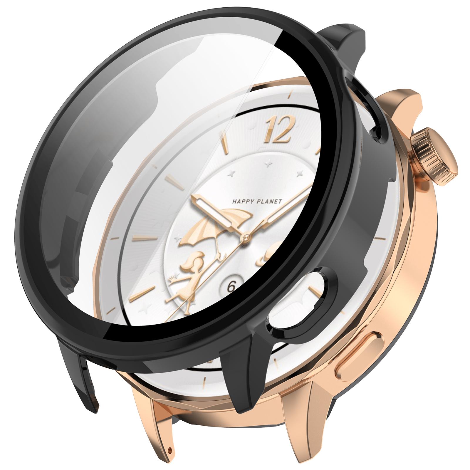 Coque rigide avec verre OnePlus Watch 3 - 43mm (noir)