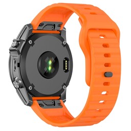 Bracelet silicone outdoor Garmin Instinct 3 - 50mm (orange)