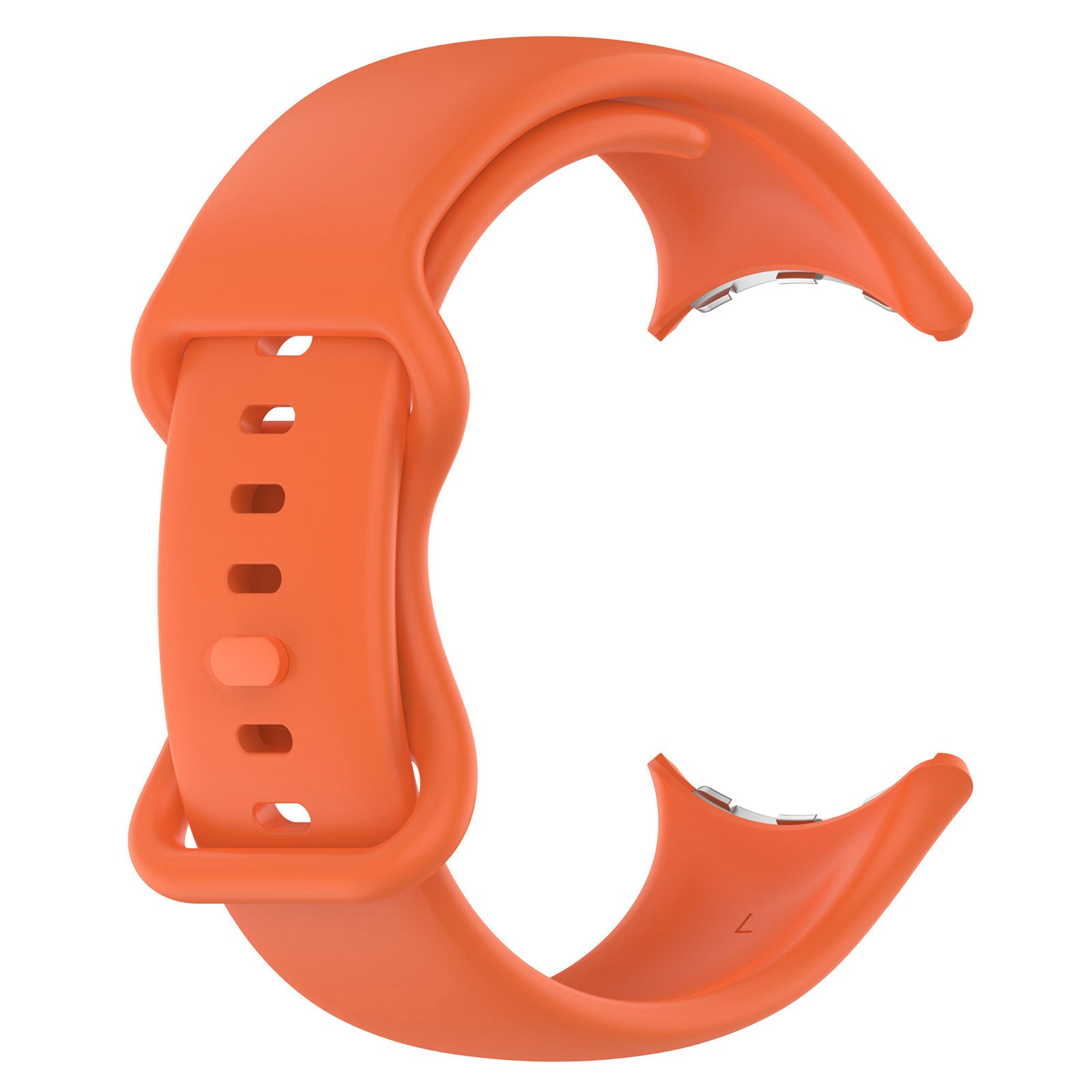 Bracelet silicone classique Google Pixel Watch 4 - 45mm (orange)