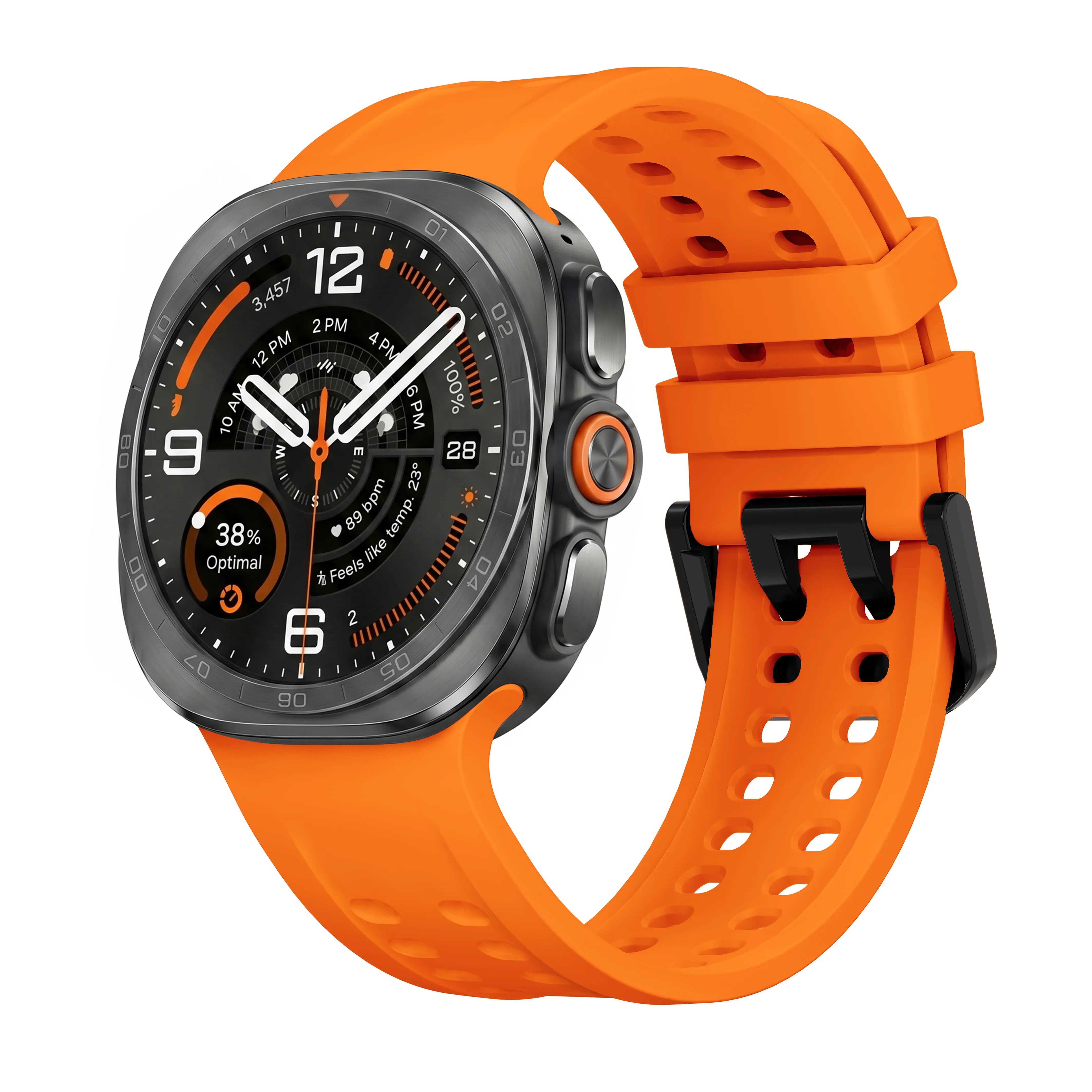 Bracelet silicone Samsung Galaxy Watch Ultra 2 (orange)