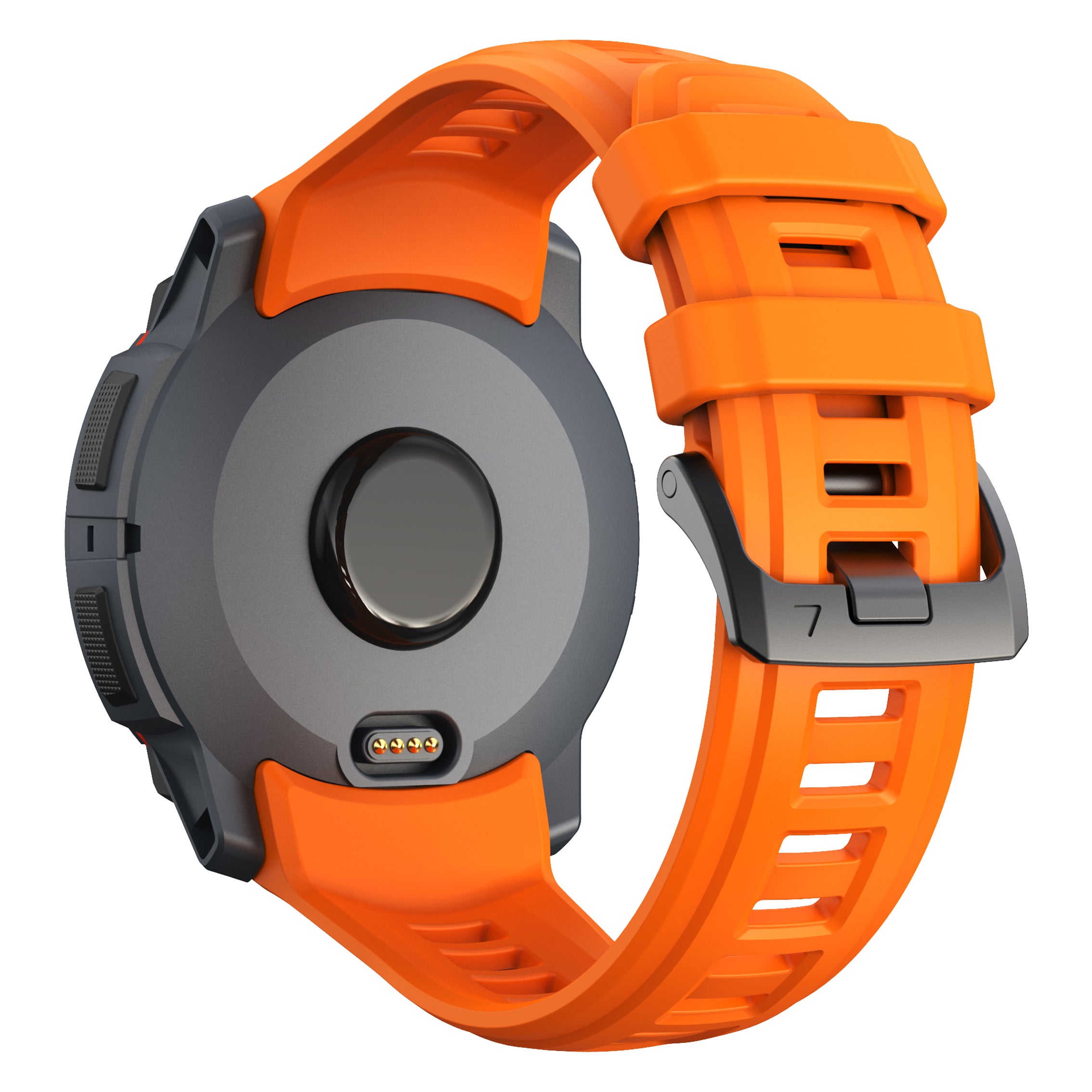 Bracelet silicone 'perfect fit' Garmin Instinct 3 - 50mm (orange)